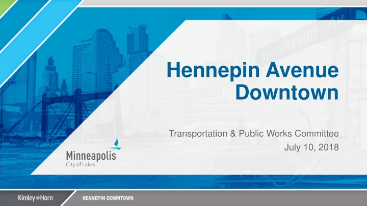 hennepin avenue downtown
