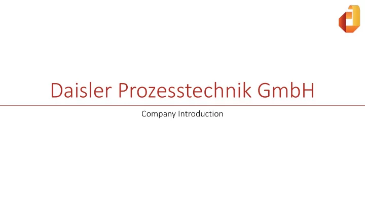daisler prozesstechnik gmbh