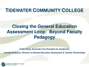 General  Education  Assessment  SACSCOC  Findings  Pilot Program  Assessment Coaches  Rubric