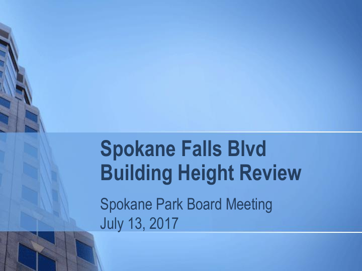 spokane falls blvd