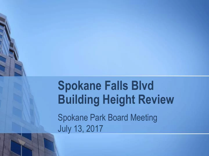 spokane falls blvd