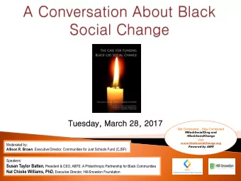 Tuesday, Marc  rch 28,  , 2017  Get  et Con  Connec  ected  ed..  ...S  .Stay Con  Connec  ected