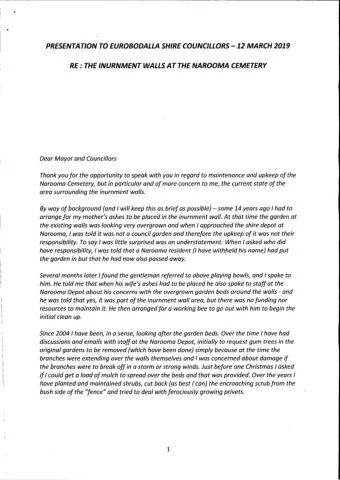 .au  Thank  you  for  the  opportunity  to  speak  with  you In regard  to  maintenance  and