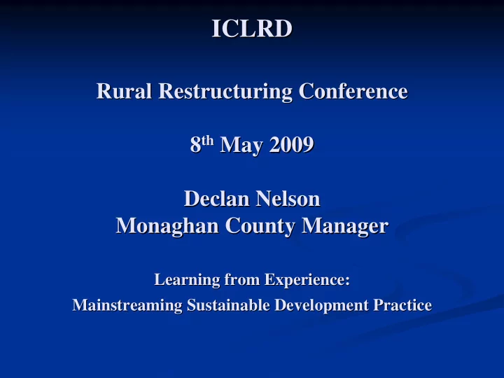 iclrd iclrd