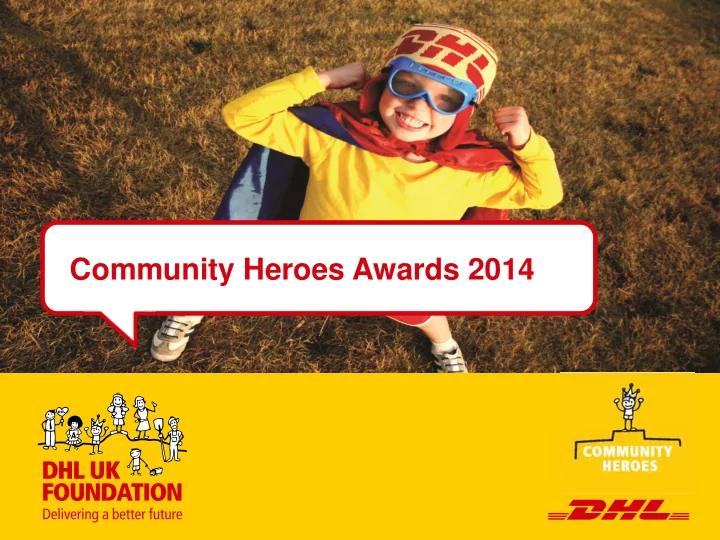 community heroes awards 2014