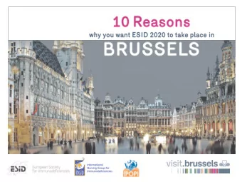 Antwerp  50 by train   Ghent  40 by