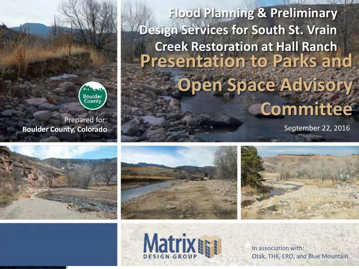 open space advisory committee