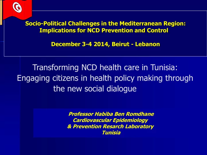 the new social dialogue