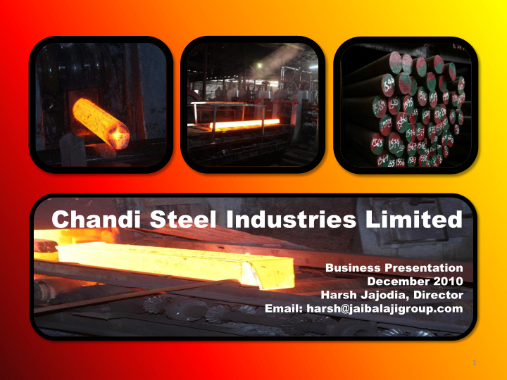 chandi steel industries limited