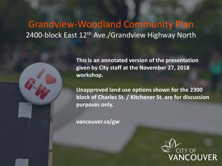 grandview woodland community plan