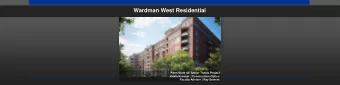 Wardman West Residential  Penn State AE Senior Thesis Project Kevin Kroener Construction Option