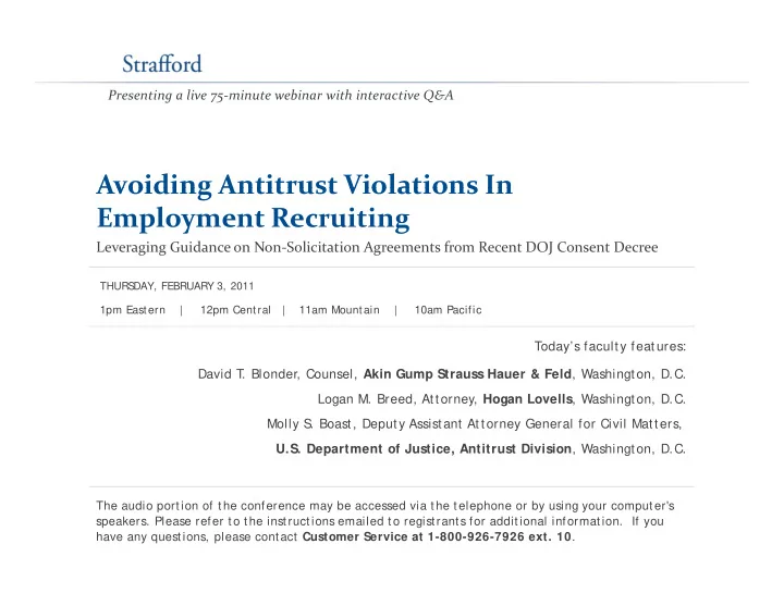 avoiding antitrust violations in avoiding antitrust