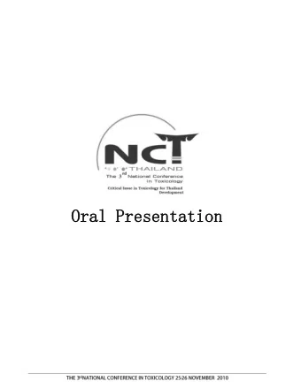 Oral Presentation  2553 ; 25(2)