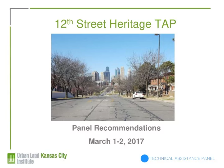 12 th street heritage tap