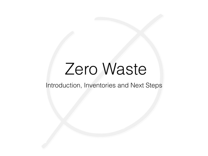 zero waste