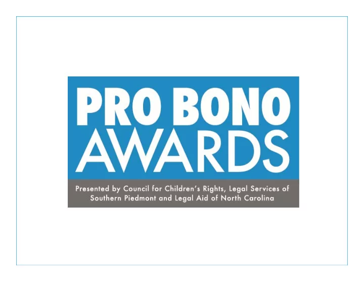 thanks to our sponsors rule 6 1 voluntary pro bono