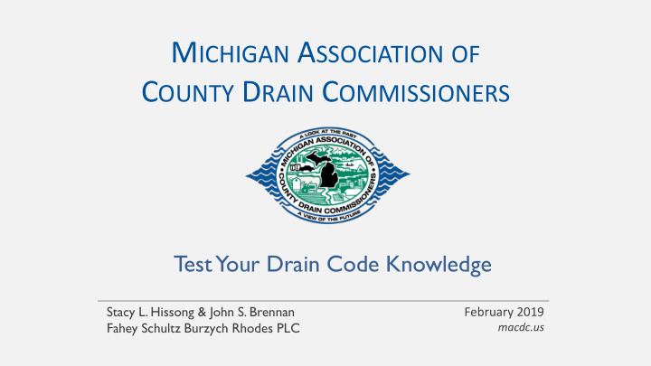 drain code trivia