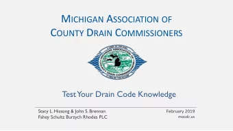 Drain Code Trivia  Use your cell phone to participate! 1. Text MACDC to 37607 to join Drain Code