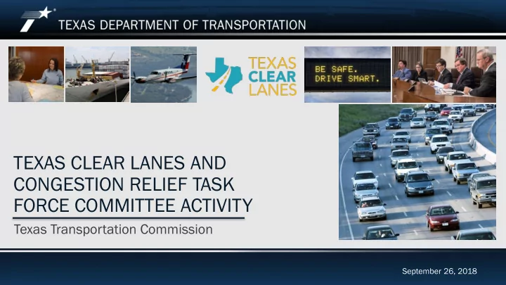 congestion relief task