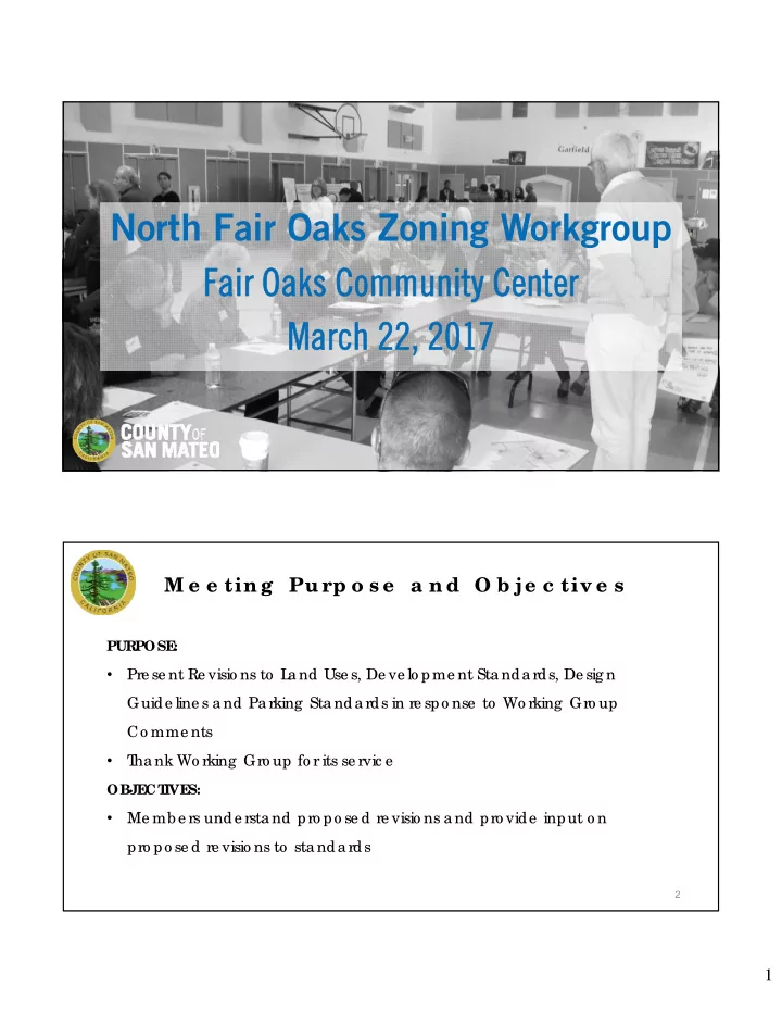 north fair oaks zoning workgroup fair oaks community
