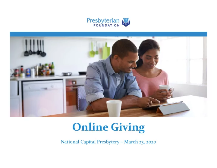 online giving