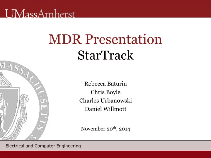 mdr presentation