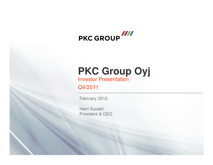 pkc group oyj