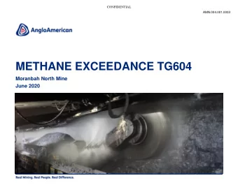 METHANE EXCEEDANCE TG604  Moranbah North Mine  June 2020  CONFIDENTIAL  AMN.004.001.0004  HPI
