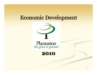 Economic Development  Economic Development  2010  2010  1  Local Business Licenses  Local Business