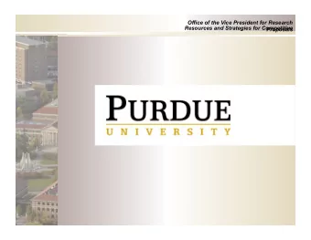 Office of the Vice President for Research  Resources and Strategies for Competitive  Proposals