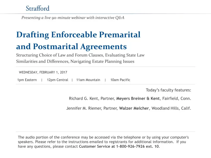 drafting enforceable premarital and postmarital agreements