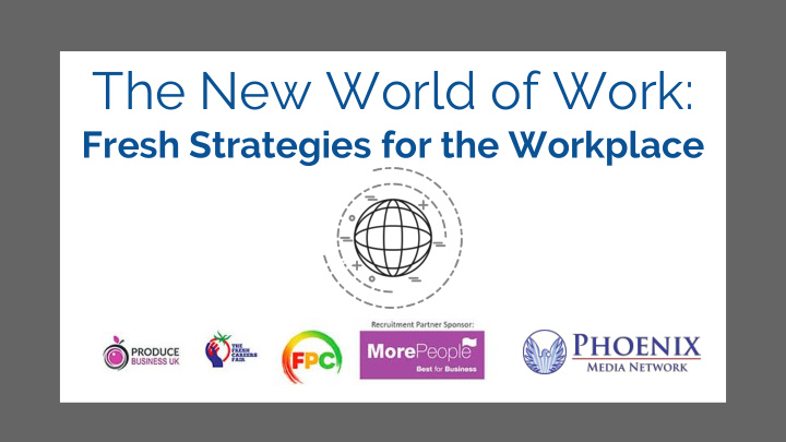 the new world of work