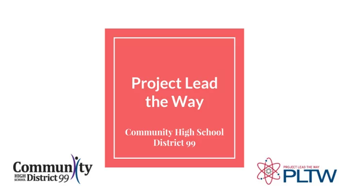project lead the way