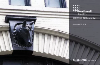 115 E 75th St Renovation  December 17, 2018  E 77 ST  115 E 75  NORTHWELL HEALTH  LENOX HILL