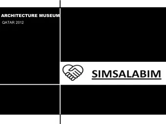 QATAR 2012  ARCHITECTURE MUSEUM  QATAR Wave movement  Architecture was  always considered as