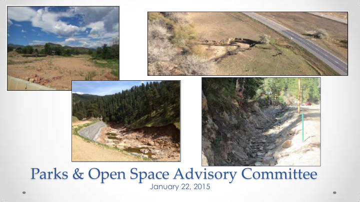 parks open space advisory committee