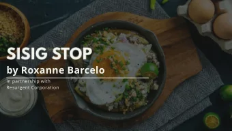 by Roxanne Barcelo  In partnership with  Resurgent Corporation  Roxanne Barcelo is a