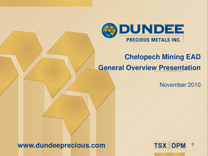 chelopech mining ead general overview presentation