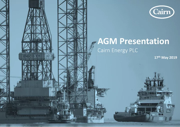 agm presentation