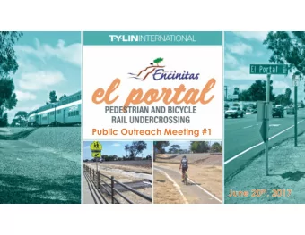 Public Outreach Meeting #1  Introductions  Scope and Goals  Project Background  Project