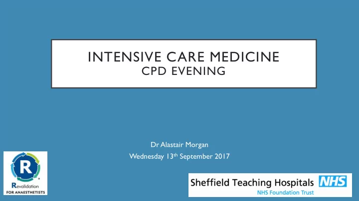 intensive care medicine