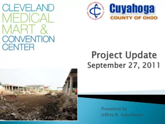 Presented by  Jeffrey R. Appelbaum  Pro  roject  Scope  pe  Buil  ildin  ing Siz  ize --  --