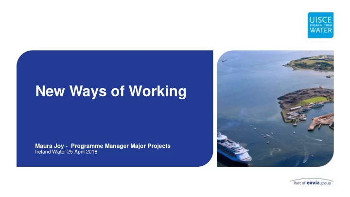 new ways of working