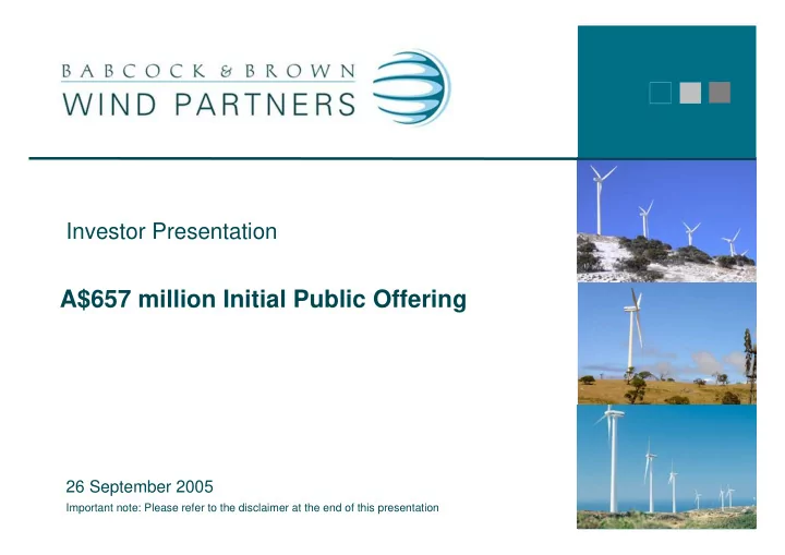 a 657 million initial public offering