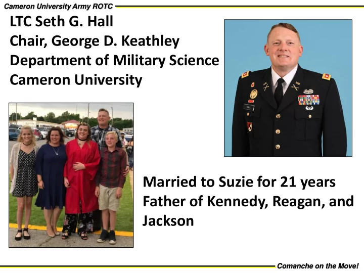 department of military science