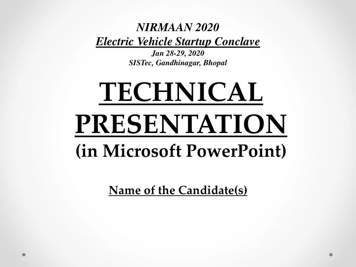 presentation