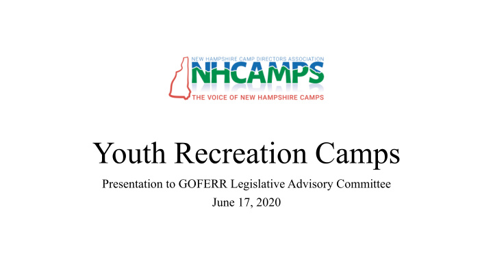 youth recreation camps