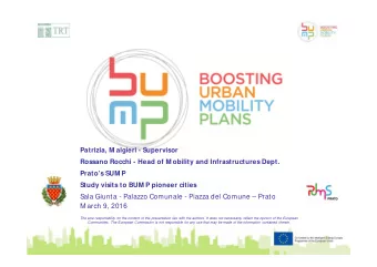 Sala Giunta - Palazzo Comunale - Piazza del Comune  Prato  M arch 9, 2016  The sole