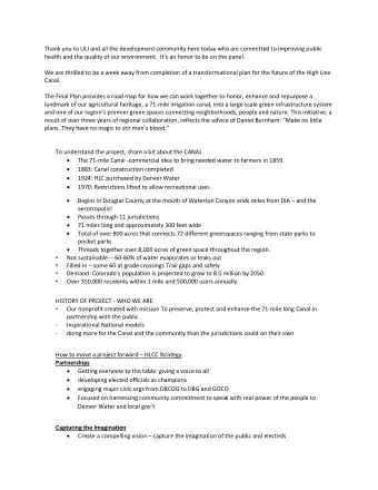 Thank you to ULI and all the development community here today who are committed to improving