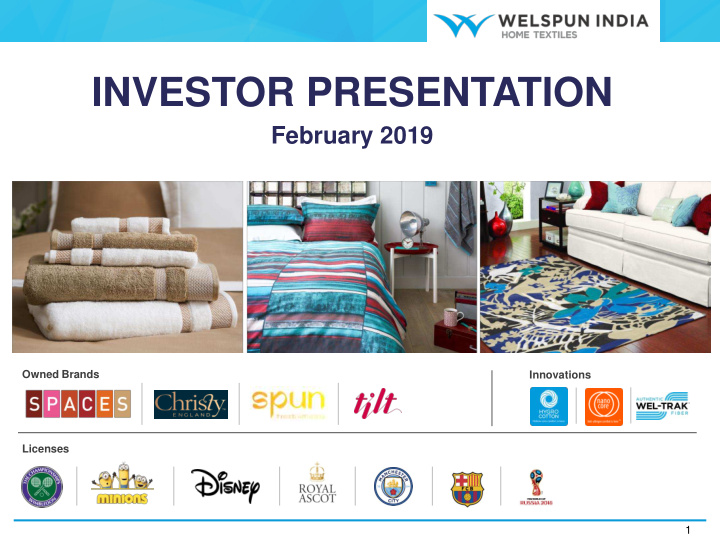 investor presentation